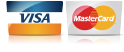 VISA and MasterCard accepted